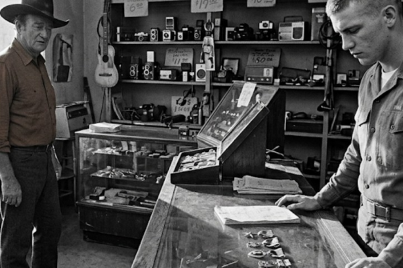 John Wayne Saw a Young Marine Selling His Medals at a Pawn Shop — What He Did Next