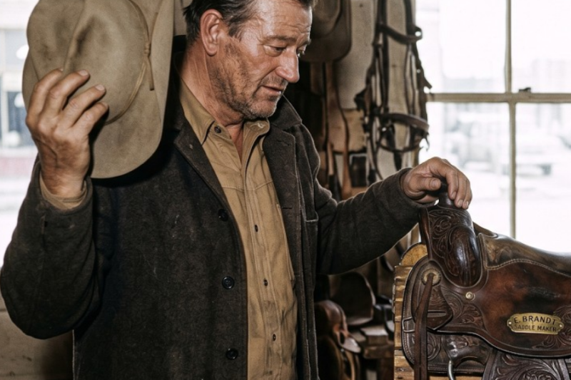John Wayne Walked Into A Dying Saddle Shop In Wyoming 1958 — Then He Saw The Saddle On The Shelf