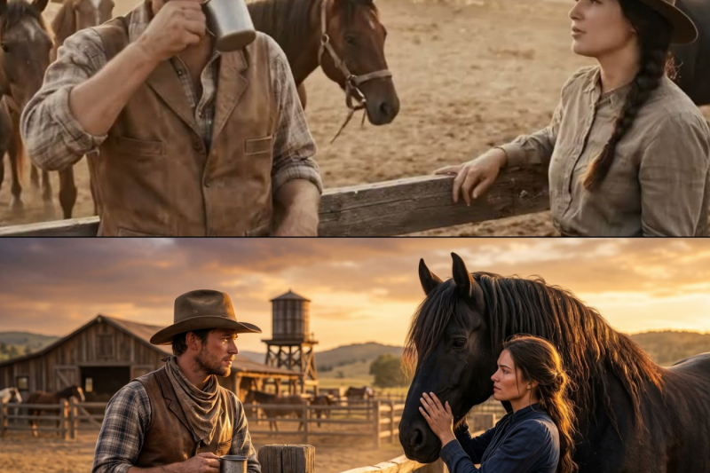 He laughed when she said she could tame his horses — he stopped laughing before noon