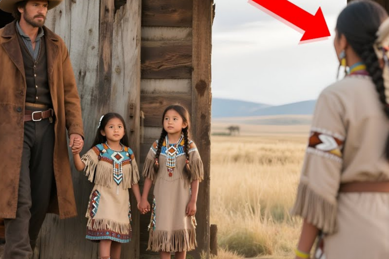 Cowboy Saves Two Apache Girls… Next Day, Their Mother Arrives With A Strange Reward.
