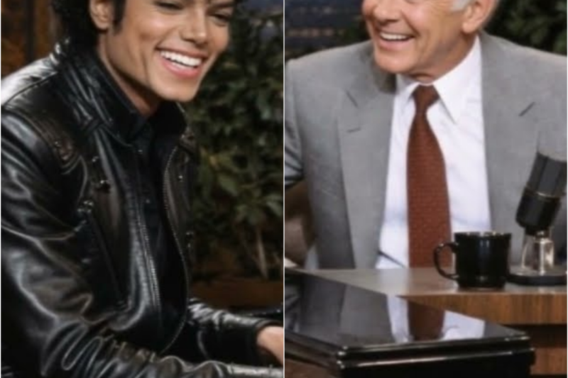 Michael Jackson Sat at the Piano After Carson’s Dare — Minutes Later, the Entire Studio Was Crying