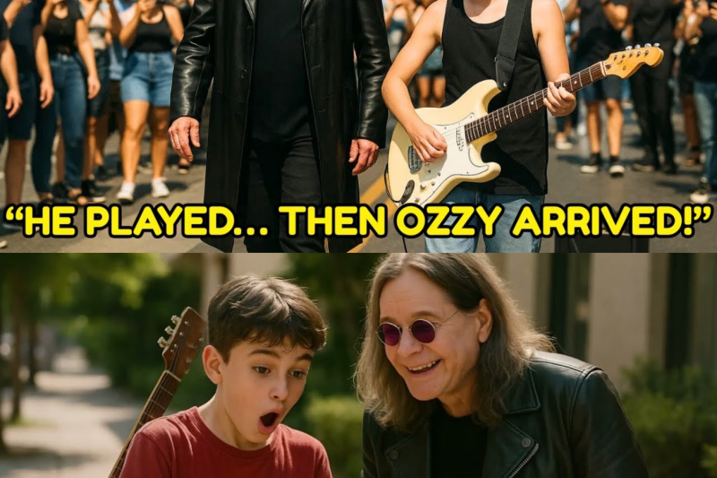 He Played ‘Mama, I’m Coming Home’ on the Street… Until Ozzy Osbourne Walked Up…