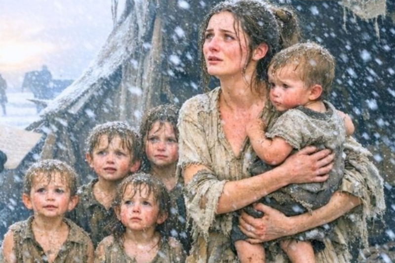 The Rich Rancher Came to Collect a Debt — Then Faced a Widow Raising Five Children Alone