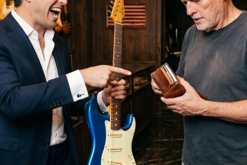 The Day a Beverly Hills Clerk Told David Gilmour He Was Too Poor for a Guitar—And Carlos Santana Stepped In