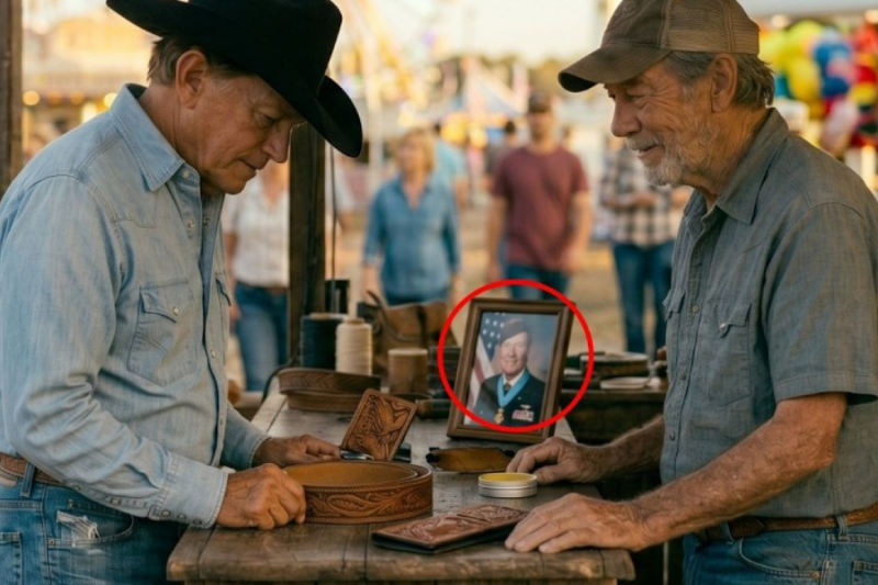 George Strait at the fair stopped at the stall everyone ignored what he did next was George Strait..