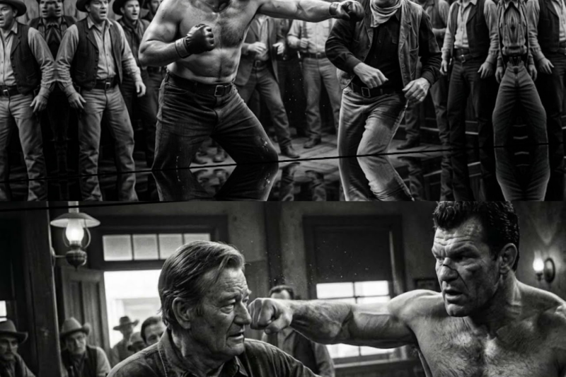 Texas Boxer Mocked John Wayne At Saloon — “You’re A Movie Cowboy” — 8 Seconds Later…