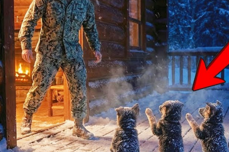 Three Freezing Puppies Knocked on His Cabin Door — What They Led Him To Changed Everything