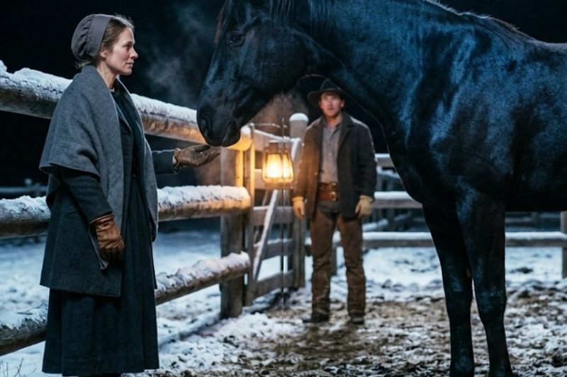 No Cowboy Wanted the “Old Maid” Teacher — Until One Rancher Saw Her Calm His Wild Stallion