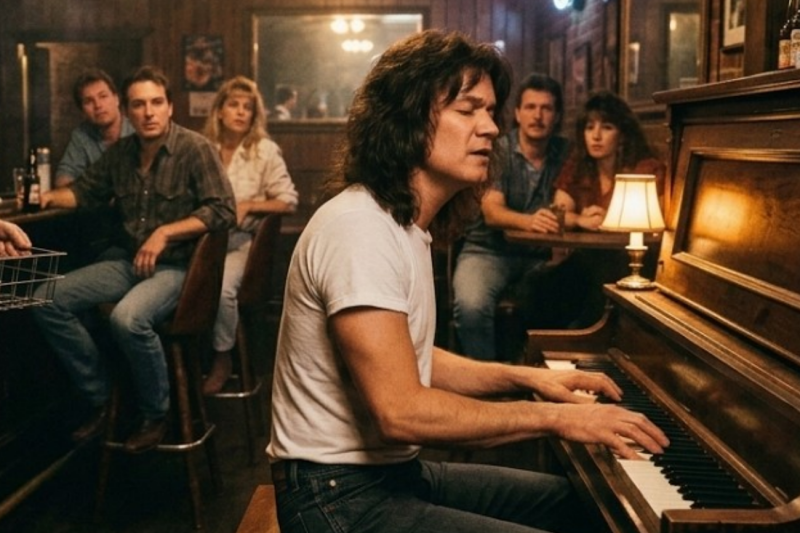 The Midnight Symphony: How Eddie Van Halen Silenced an Atlanta Hotel Bar with a Single Chord