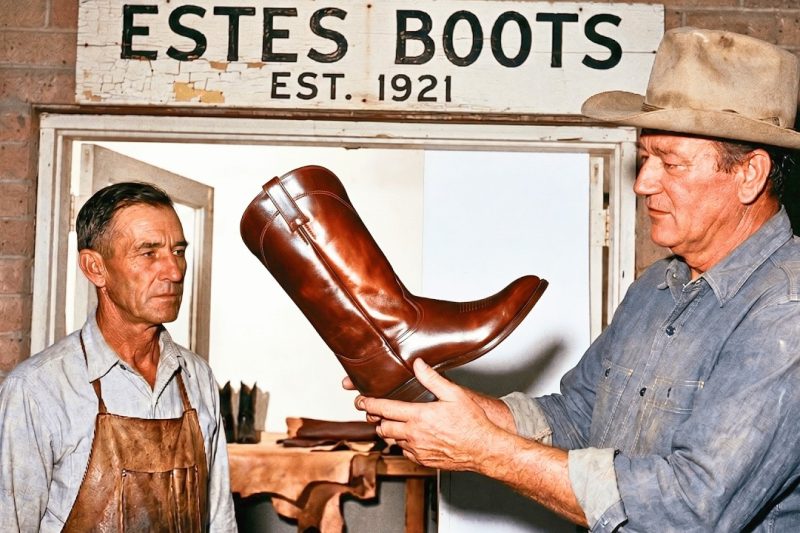 John Wayne walked into a shoe store in Arizona in 1961: what he saw on that shelf left him speechless.
