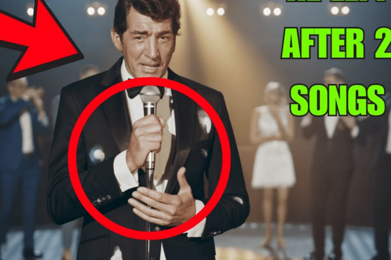 “Dean Martin Walked Off Stage After 2 Songs—The Reason Made Frank Sinatra CRY”