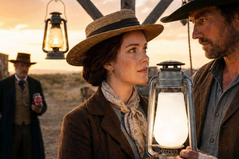 A Mail-Order Bride Was Left at the Lantern Gate Until the Lonely Rancher Set Her Place