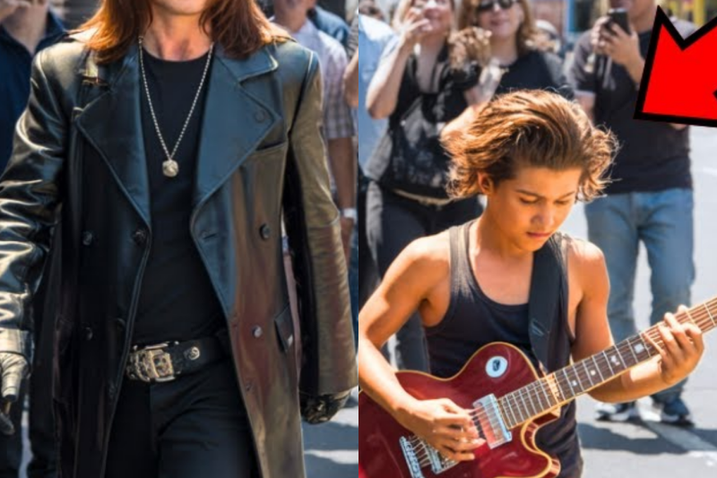 Street Kid Playing “Mama, I’m Coming Home” When Suddenly Ozzy Osbourne Showed Up