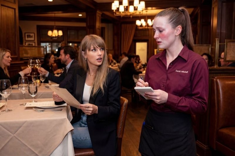 Taylor Swift saw childhood dance partner as waitress—what she did next shocked entire staff!
