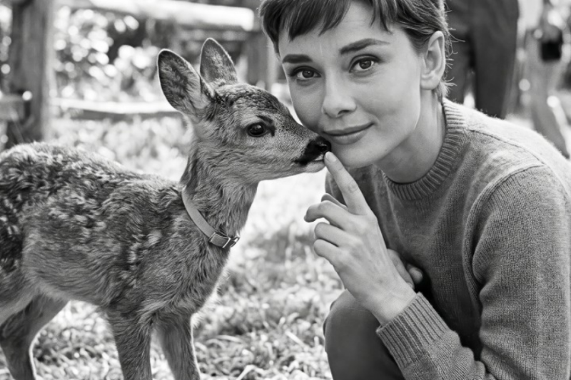 Hollywood FORCED Audrey Hepburn to Mother a Wild Deer — What She Was Hiding Broke Everyone’s Heart