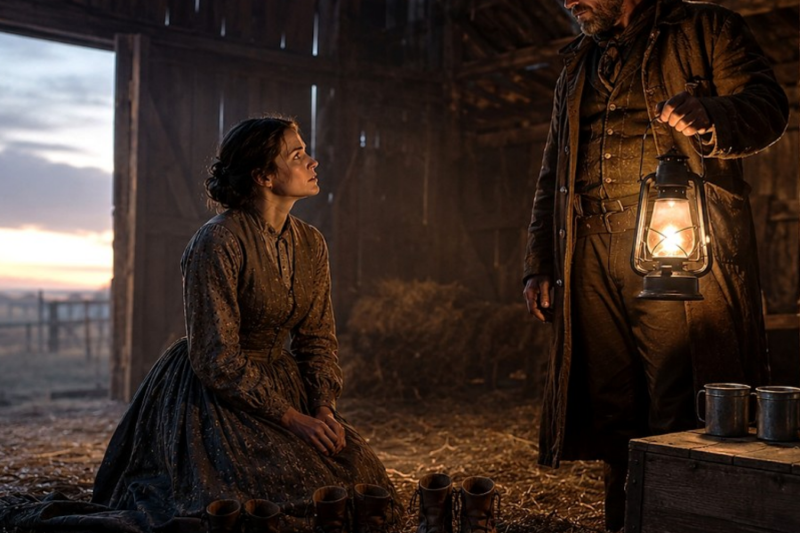 A Widow and Four Hungry Children Slept in His Barn — By Dawn the Rancher Had Made Them His Own…