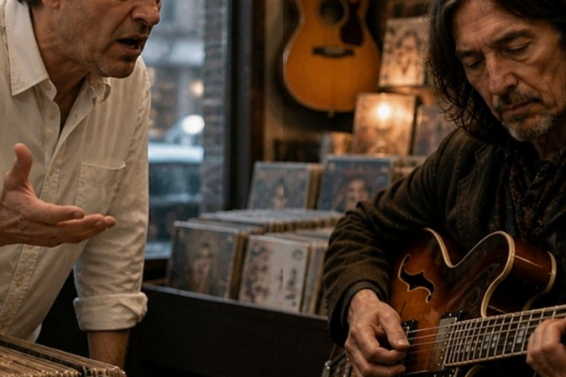Record Shop Owner MOCKED a Quiet Old Man’s Guitar Choice — Then George Harrison Played ONE Note