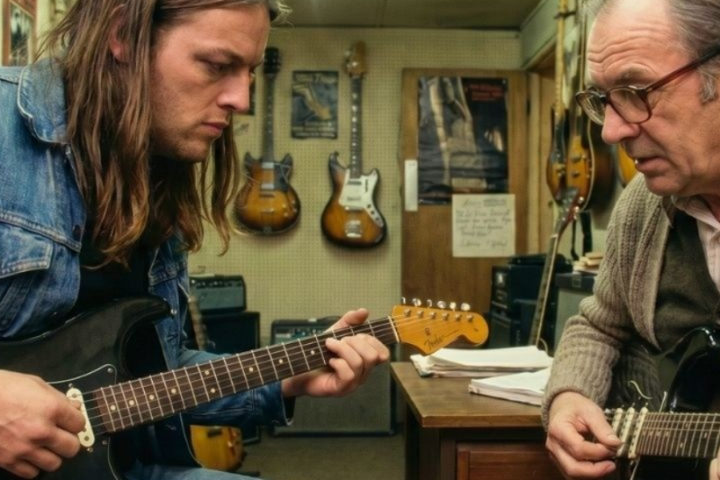 “Show Us What You Have, Mr. Gilmour”—teacher had no idea he was talking to David Gilmour!