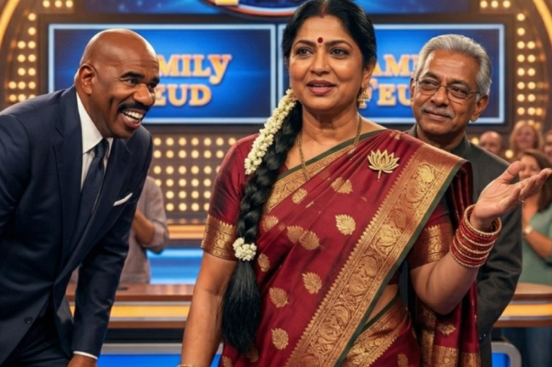Indian Girl Googled His ENTIRE Family Before Their First Date — Steve Harvey Can’t Believe It!