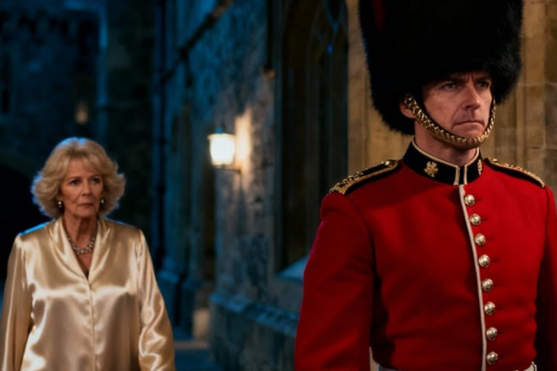 Brave Royal Guard Guards The Door As Camilla Tries To Oust A Vulnerable King Charles| royal story…