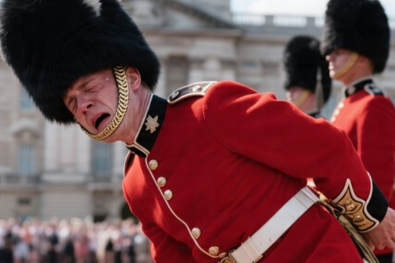 The British Royal Guard who fainted at Trooping the Colour in 2016 and rose alone | Emotional Story