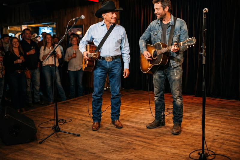 They asked him to play a simple song in a bar — then George Strait surprised them with something..