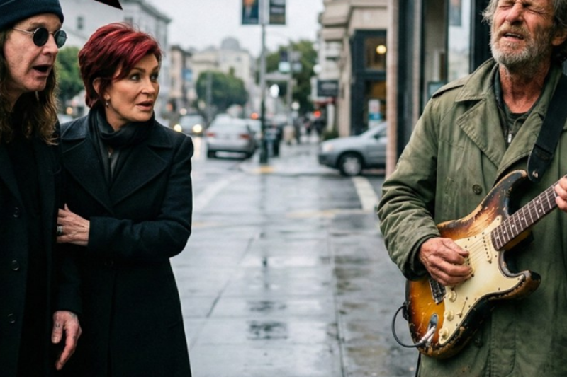 Homeless Firefighter Played “No More Tears” on the Sidewalk — He Had No Idea Ozzy Osbourne Heard It