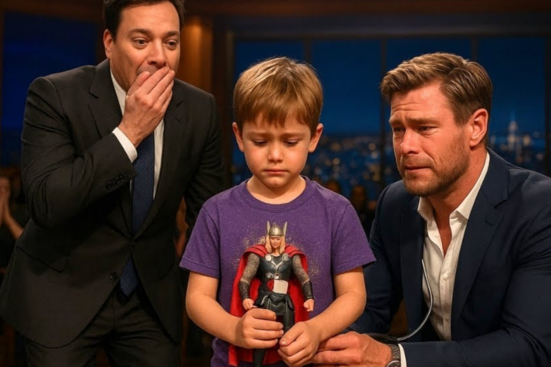 Jimmy Fallon Stunned When Chris Hemsworth Stops Interview After Hearing This Heartbeat Sound!