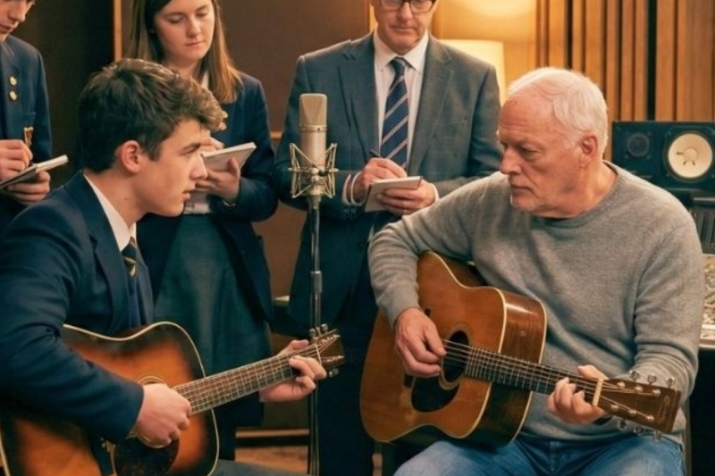 The Day David Gilmour Auditioned in Disguise: How a Misunderstood Encounter Created the Most Legendary Music Lesson in History