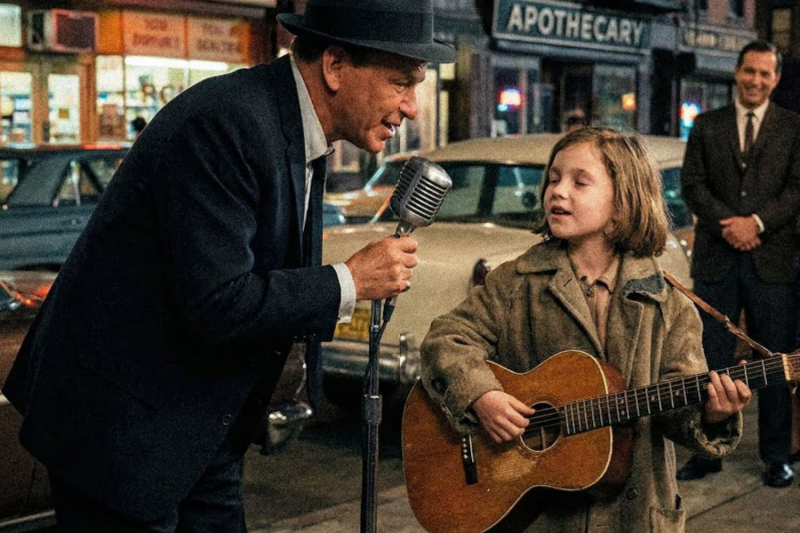 Homeless Girl Singing ‘My Way’ WHEN Stranger Stopped — It Was FRANK SINATRA