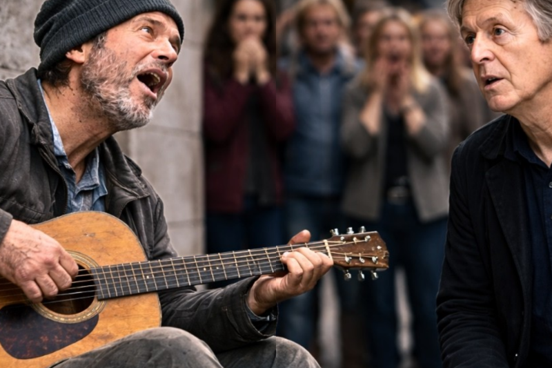 Paul McCartney Saw Homeless Man Playing “Hey Jude” for Coins — What He Did Next Left Everyone Tears
