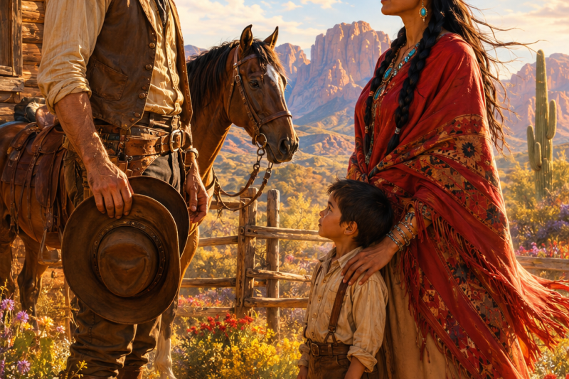 The Apache Girl Who Begged a Cowboy for Help — Years Later, She Returned With a Secret