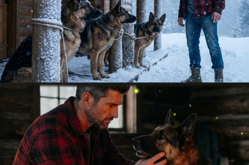Three Abandoned K9s Left to Freeze at a Cabin — What This Marine Veteran Did Next Shocked Everyone
