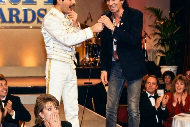 Freddie Mercury Called Keith Richards irrelevant Live — Keith Walked on Stage — Said Something Else