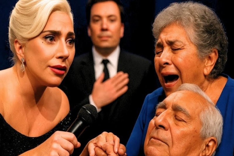 Jimmy Fallon in Tears When Lady Gaga Breaks Down Singing to Dying Fan!