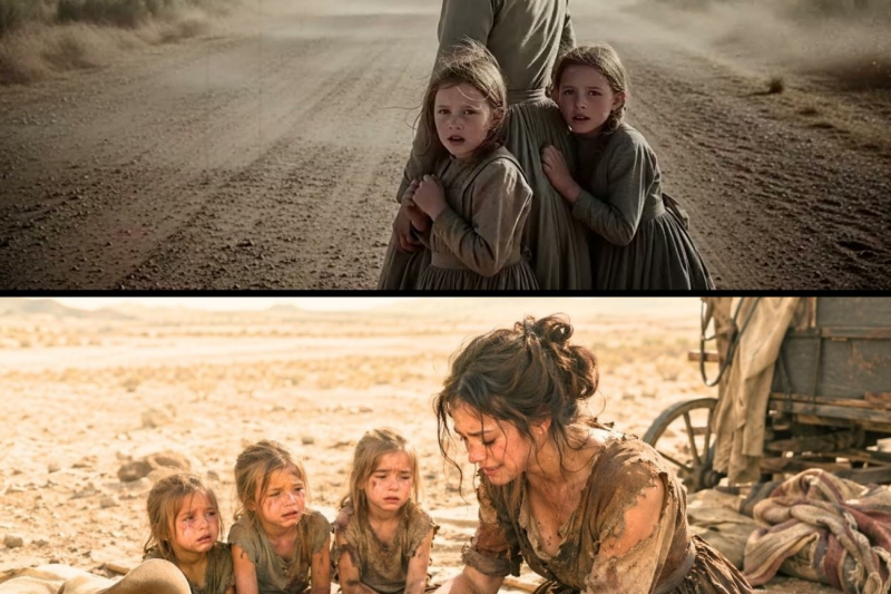 Cast Out With Three Daughters, She Saved a Stranger—Then a Cowboy Stepped In and Rewrote Everything