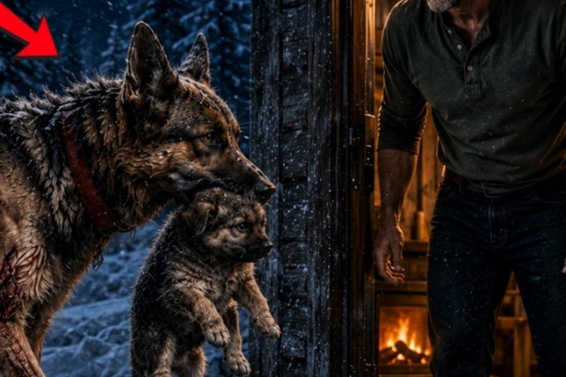 A Dying Navy SEAL Opened His Door to a Mother Dog in the Snow — Then She Taught Him What His Last…