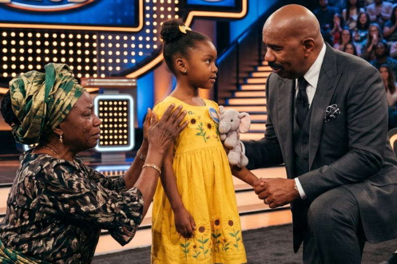 What Did This 7-Year-Old Say That Made Steve Harvey Step Away From His Podium?