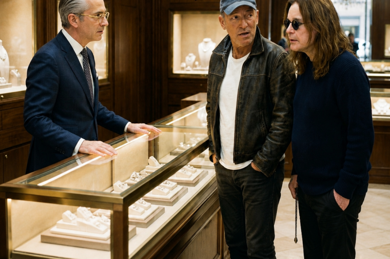 Jeweler Told Bruce Springsteen “You Can’t Afford This Ring” — Then Ozzy Osbourne Stepped In