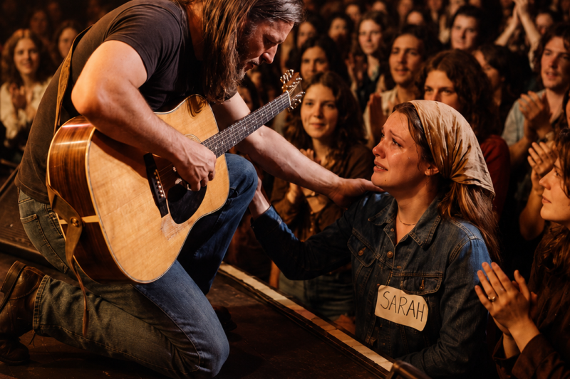David Gilmour stopped show for crying fan—what followed redefined music forever!