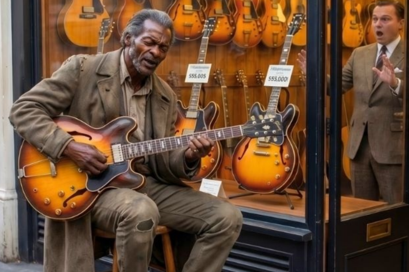 The £85,000 Mistake: When a London Shopkeeper Denied a “Homeless” Man a Guitar—And Met Chuck Berry