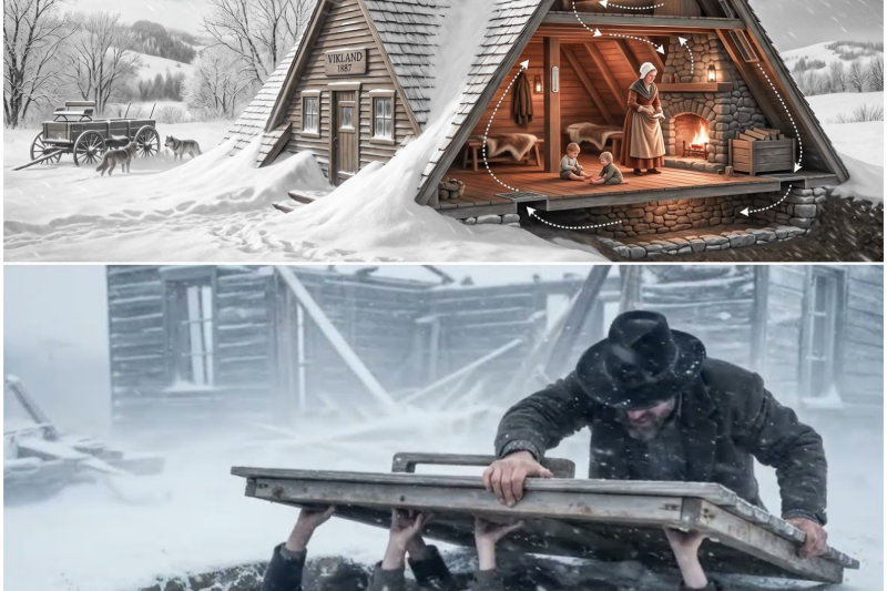 They Called It the Witch’s Hat — Then the -40° Blizzard Hit and Her Triangular Home Stayed Warm