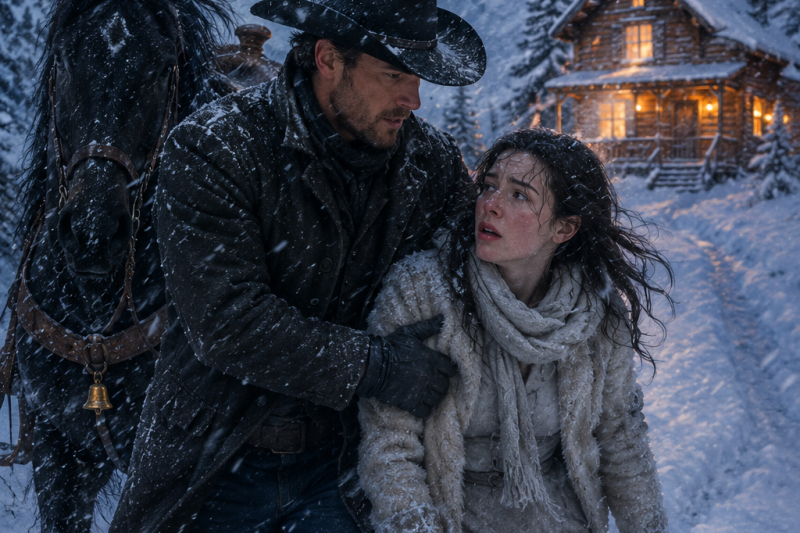 A Boston Girl Was Lost in a Blizzard — Until a Rich Cowboy Led Her to His Cabin and a New Beginning