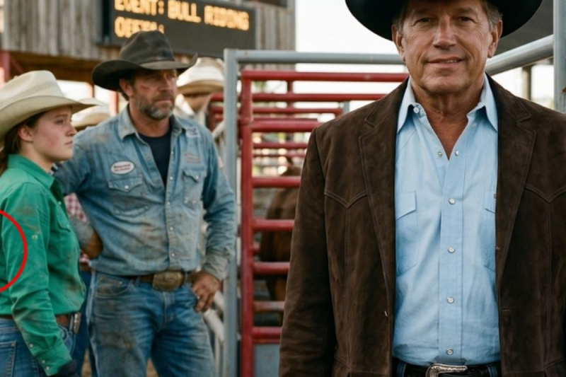 George Strait was just watching a small rodeo… then the entire arena STOPPED when they called his…