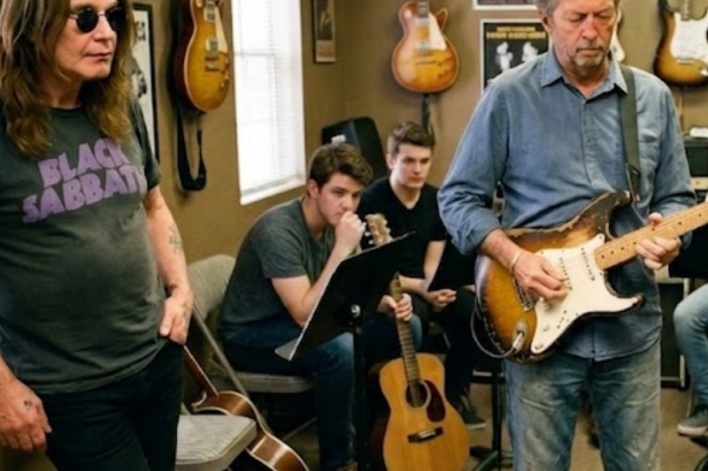 The Day “Slowhand” and the “Prince of Darkness” Crushed an Arrogant Guitar Teacher’s Ego