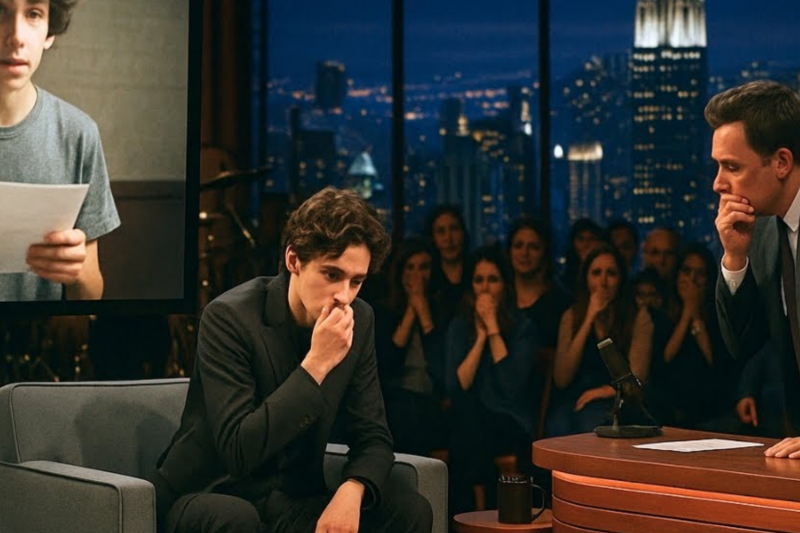 Jimmy Fallon Speechless When Timothée Chalamet Watches His First Audition