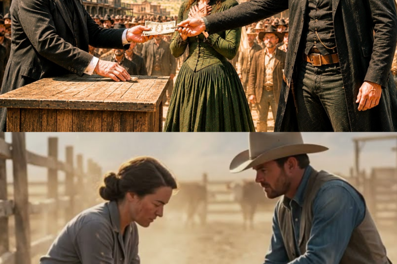 They Auctioned the Blind Girl Last — The Cowboy Paid Every Dollar He Had