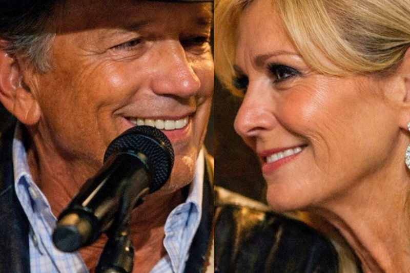George Strait moved the audience by dedicating a powerful song to his wife.