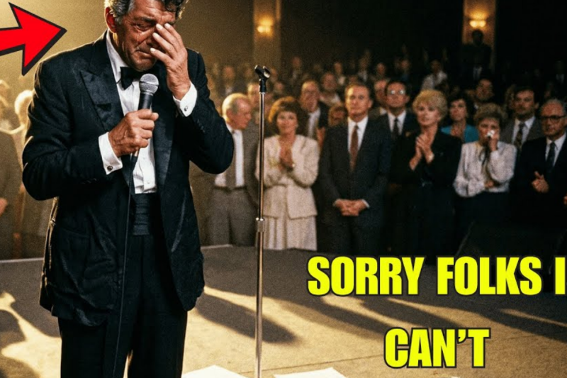 Dean Martin Left His Final Concert HALF FINISHED—The Reason Made Everyone Cry