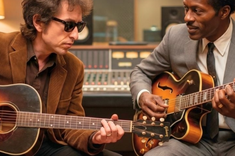 Bob Dylan Finally Confesses the Truth to Chuck Berry—Nobody Expected His Reaction!